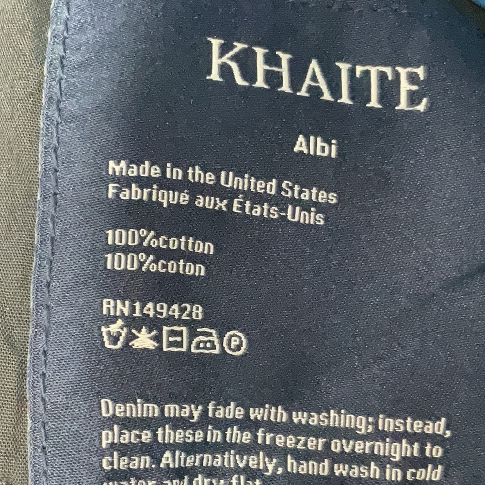 Khaite black albi jeans size 27 - Picture 4 of 4